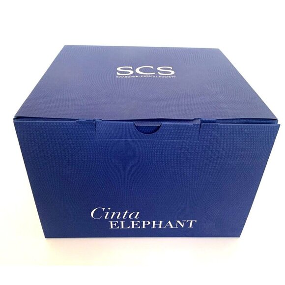 Swarovski Cinta Elephant Crystal Figurine SCS Annual Edition 2013 1137207 Retire - Picture 11 of 12